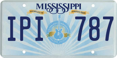 MS license plate IPI787