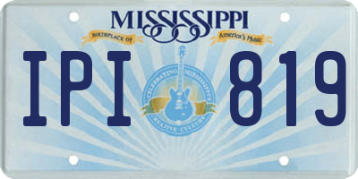 MS license plate IPI819