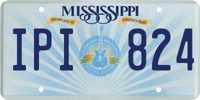 MS license plate IPI824