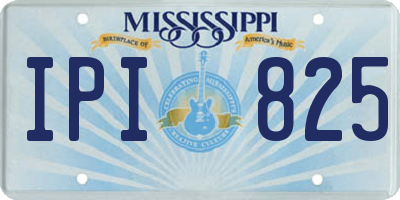 MS license plate IPI825