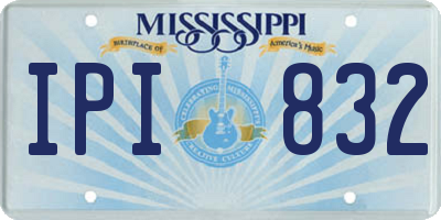 MS license plate IPI832