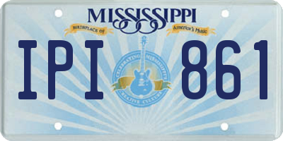 MS license plate IPI861