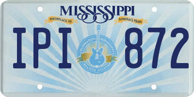 MS license plate IPI872