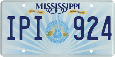 MS license plate IPI924