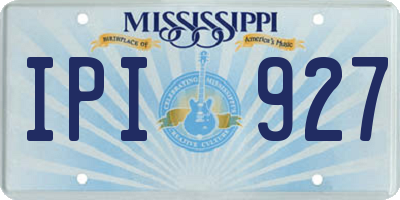 MS license plate IPI927