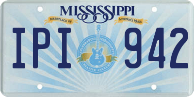 MS license plate IPI942