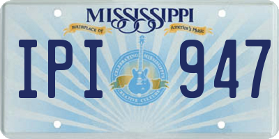 MS license plate IPI947