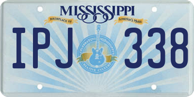 MS license plate IPJ338
