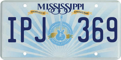MS license plate IPJ369