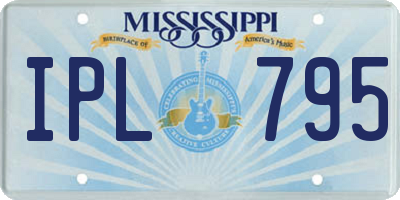 MS license plate IPL795
