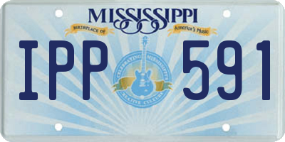 MS license plate IPP591