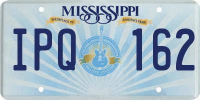 MS license plate IPQ162