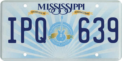 MS license plate IPQ639