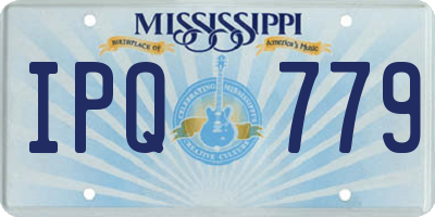 MS license plate IPQ779