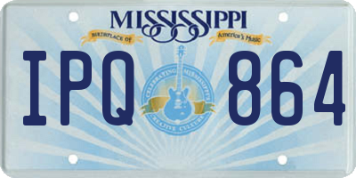 MS license plate IPQ864