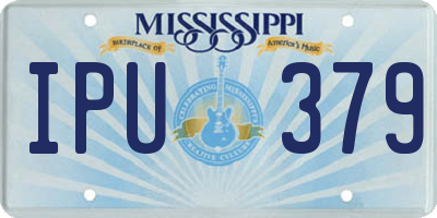 MS license plate IPU379
