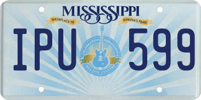 MS license plate IPU599