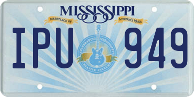 MS license plate IPU949