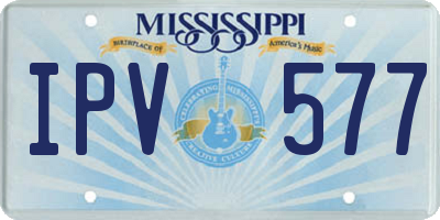 MS license plate IPV577