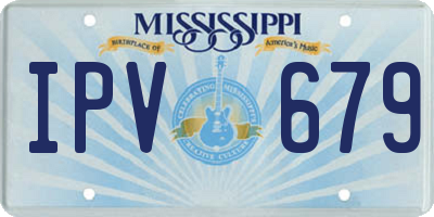 MS license plate IPV679