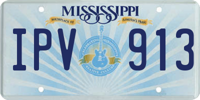MS license plate IPV913