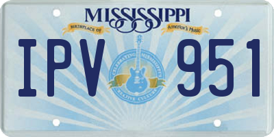 MS license plate IPV951