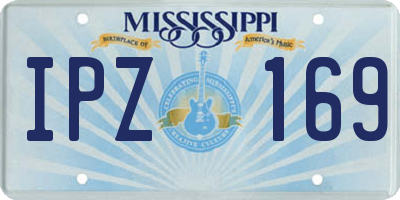 MS license plate IPZ169