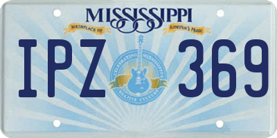 MS license plate IPZ369