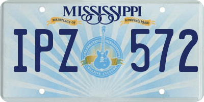 MS license plate IPZ572
