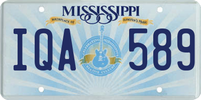 MS license plate IQA589