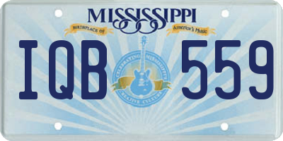 MS license plate IQB559