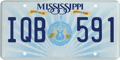 MS license plate IQB591