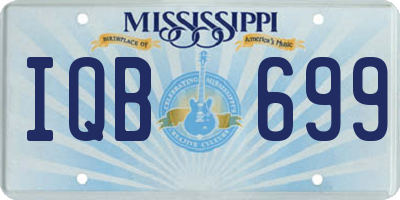 MS license plate IQB699