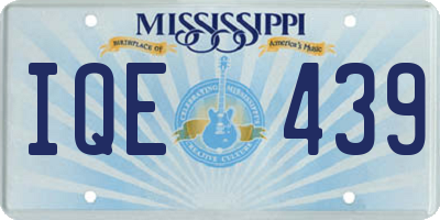 MS license plate IQE439