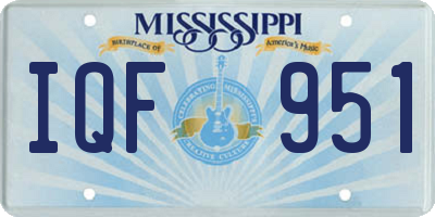 MS license plate IQF951