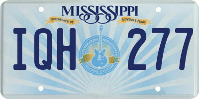 MS license plate IQH277