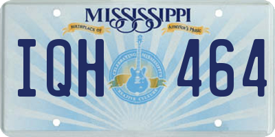 MS license plate IQH464