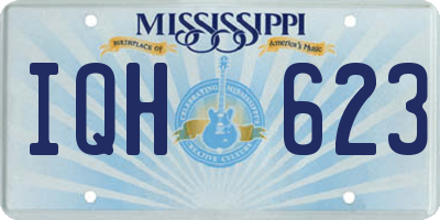 MS license plate IQH623