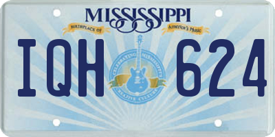 MS license plate IQH624