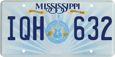 MS license plate IQH632