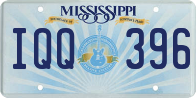 MS license plate IQQ396