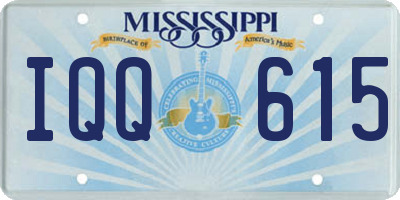 MS license plate IQQ615
