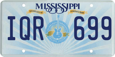 MS license plate IQR699