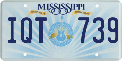 MS license plate IQT739