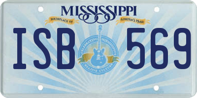 MS license plate ISB569