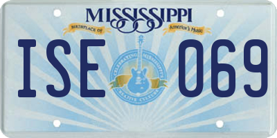 MS license plate ISE069