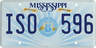 MS license plate ISO596