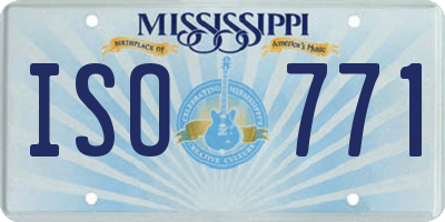 MS license plate ISO771
