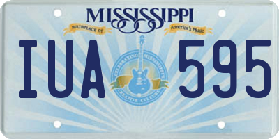 MS license plate IUA595