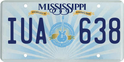 MS license plate IUA638